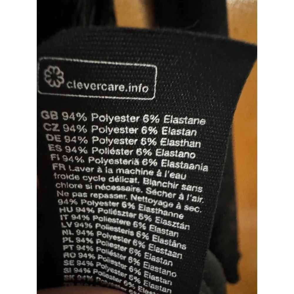 & Other Stories Stockholm Atelier Black Plisse Mock Neck Mini Dress US 4